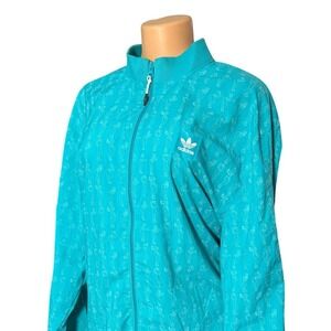 Adidas Original, AGCOO2 Women's Teal Track Jacket Size XL Zip Up NWOT